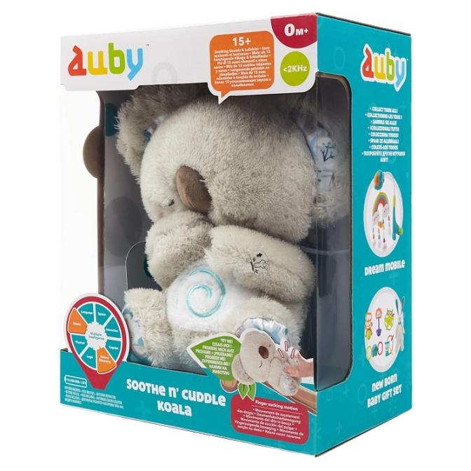 Плюшевая игрушка Коала для засыпания, свет и звук. TM Auby
