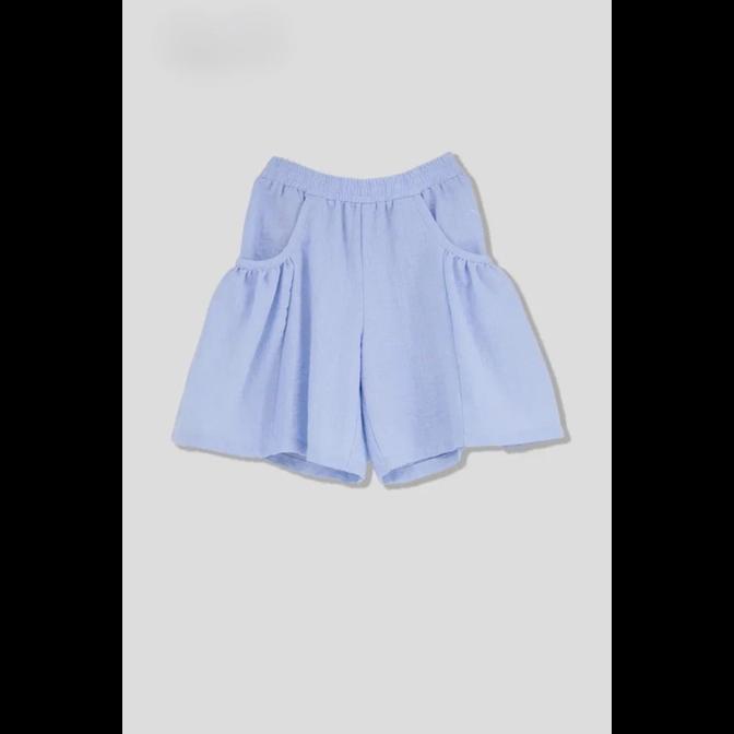 10195 Юбка-шорты, светло-голубой