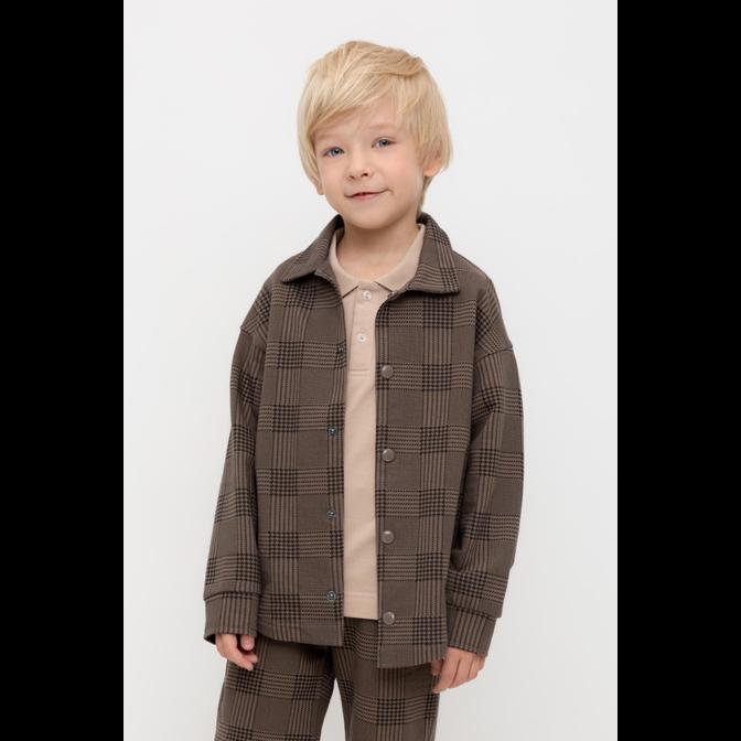 КР 302567/сосновая кора,клетка к490 жакет для мальчика