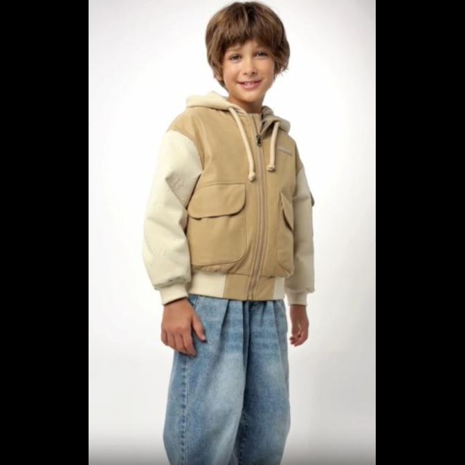 Куртка 4м6326 песок/кешью