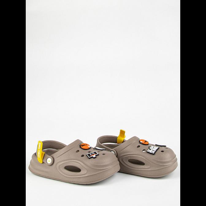 82259-3 Туфли летние/ сабо цв.(бежевый)