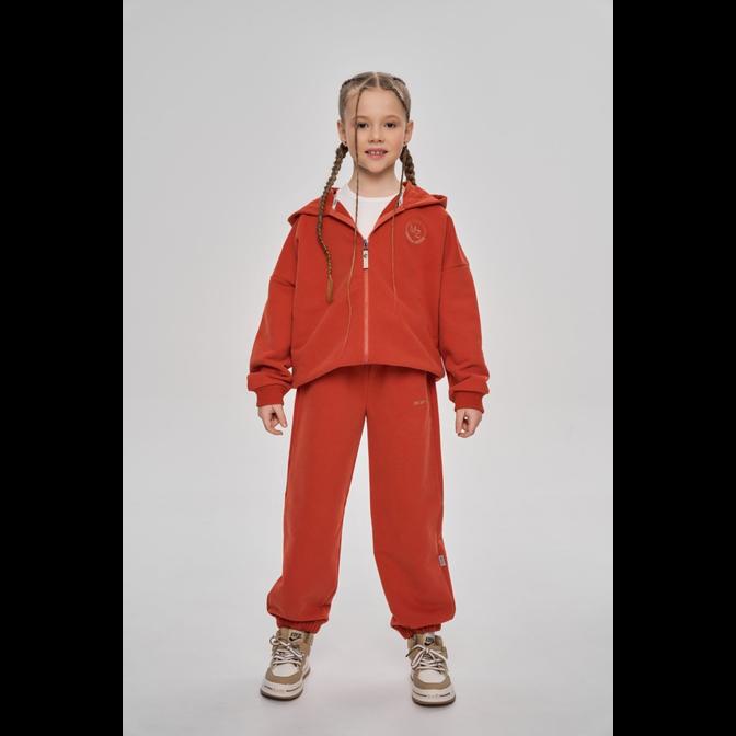 Костюм из футера 1006-23-25 терракотовый