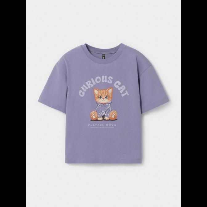 КР 303166/сиреневый к795 фуфайка (футболка) для девочки