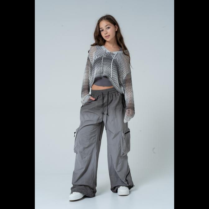 XS262010-1 Топ XS серый для девочки