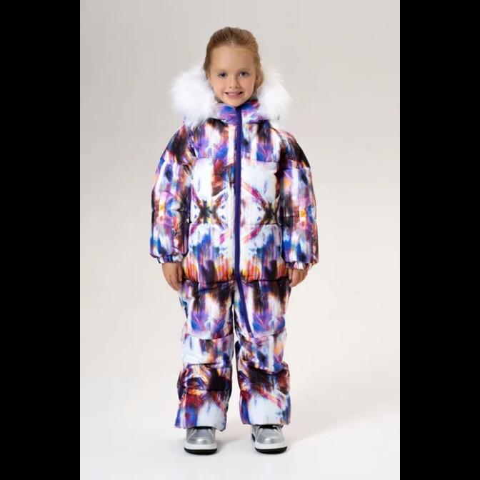 КОМБИНЕЗОН МАЛИ ПРИНТ ЛЕДЯНЫЕ ПЕРЬЯ НАТ. ОПУШКА