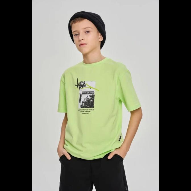 1035-16-25 Футболка (цв. яблочный)