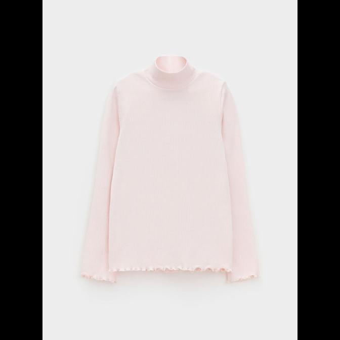 КР 302872/розовый к619 джемпер (водолазка) для девочки