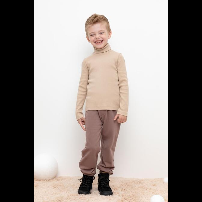 КР 400595/капучино к412 брюки для мальчика