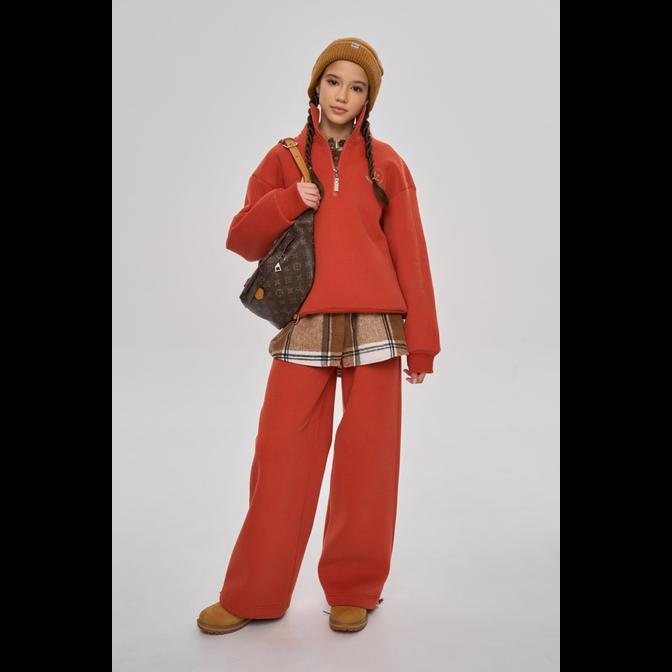 Костюм с начесом 1012-22-25 терракотовый