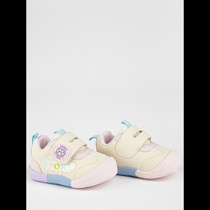 10249-1 Полуботинки (бежевый-розовый)