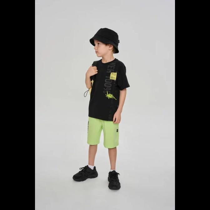 1027-16-25 Шорты из облегченного трикотажа (цв. яблочный)