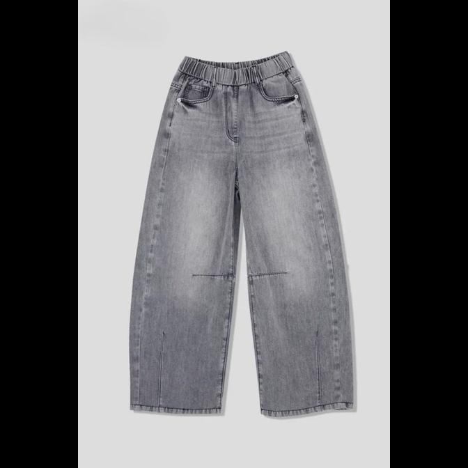 23076 Брюки (джинсы), темно-серый