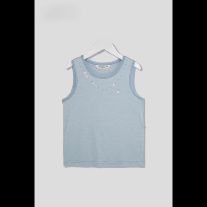 22958Майка, серо-голубой