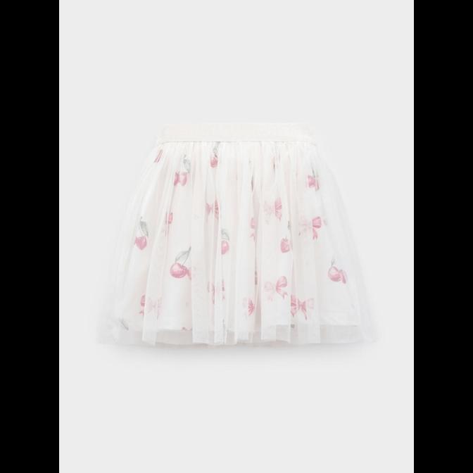 КР 7129/молочный к683 юбка для девочки