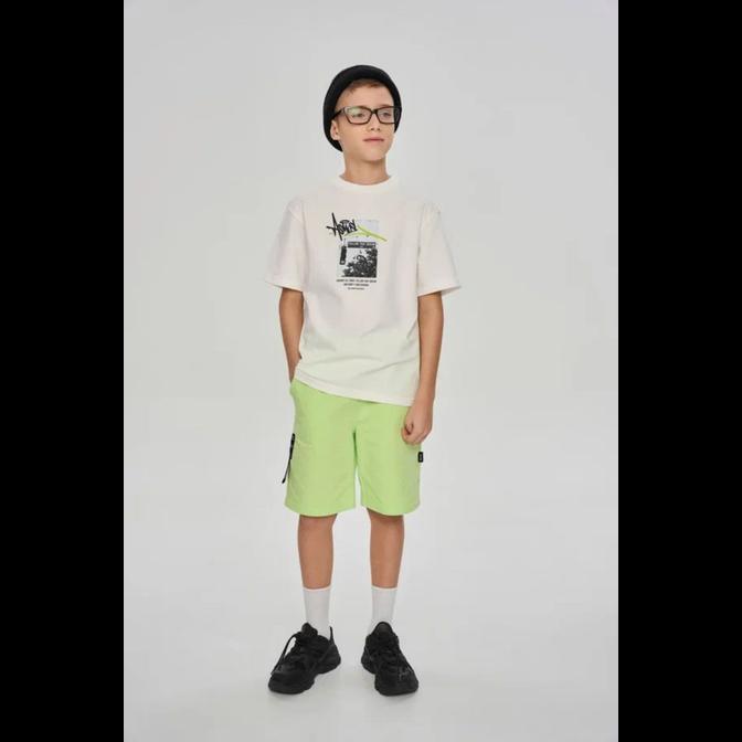 1037-24-25 Шорты из тонкого футера (цв. яблочный)