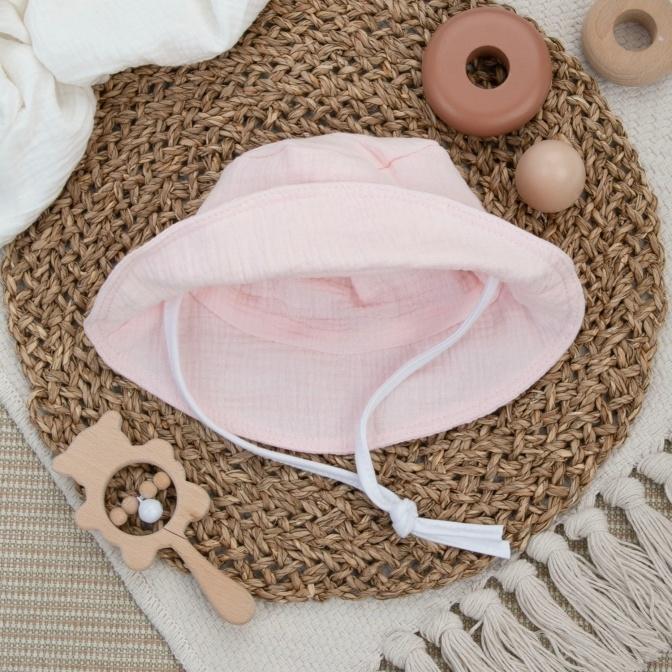 731-2(Мс)-2 Летняя панама "Муслин-2", розовый, лето