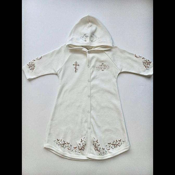 Халат на Крещение детский