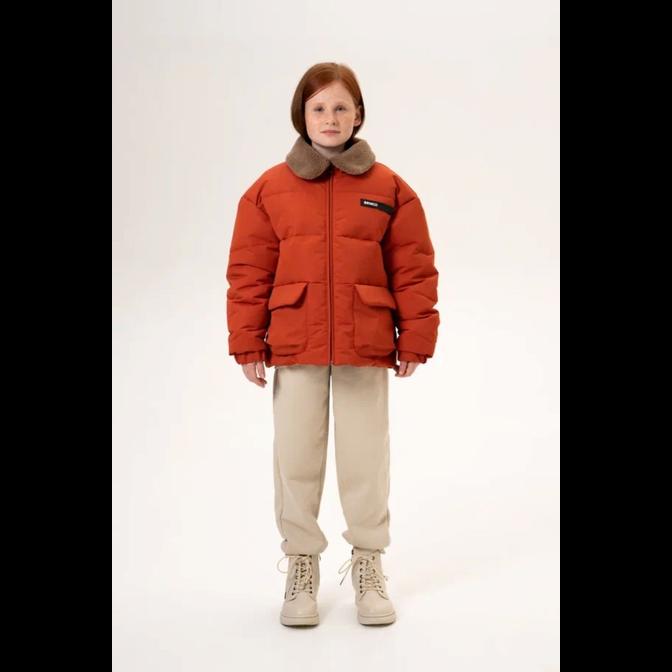 КУРТКА МАЙЯ ШАФРАН С КАПЮШОНОМ