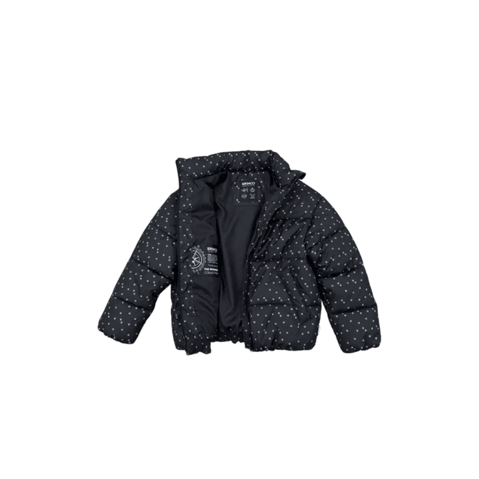 SS2026213 ПУХОВИК ВЬЮША ПРИНТ ВЕТРЕНИЦА БЕЛЫЙ