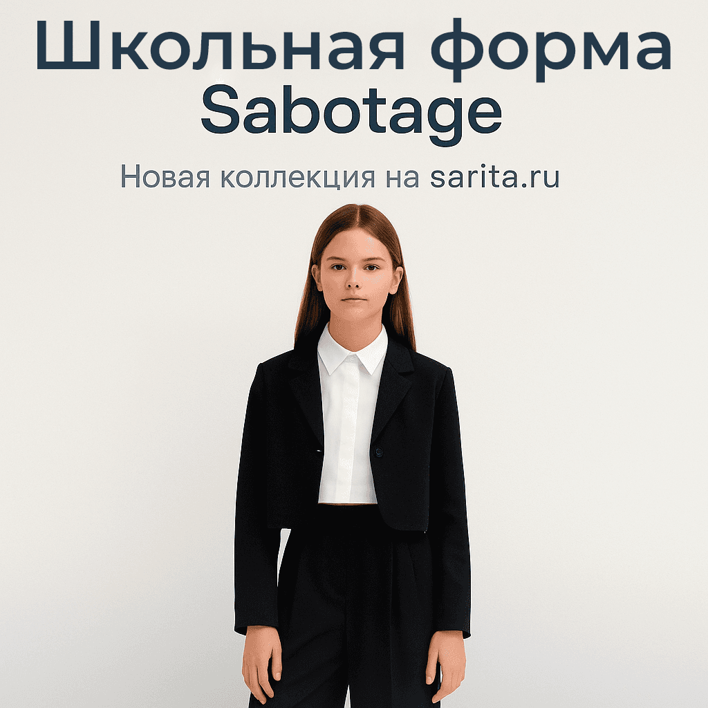Школьная форма от бренда Sabotage