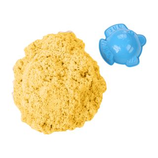 Космический тянущийся песок Желтый 0,5 кг