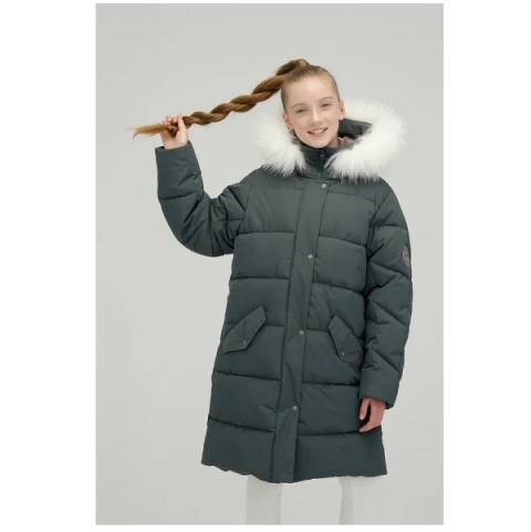 Пуховое пальто для девочки