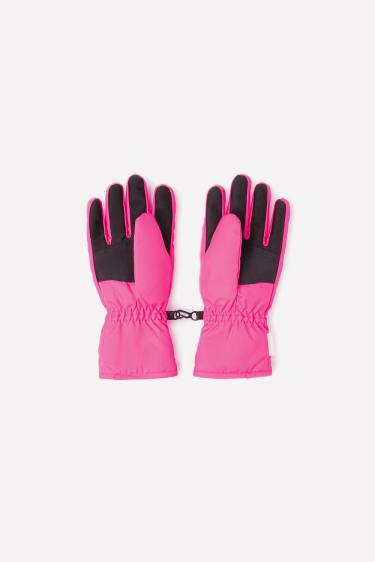 Утепленные перчатки для девочки
